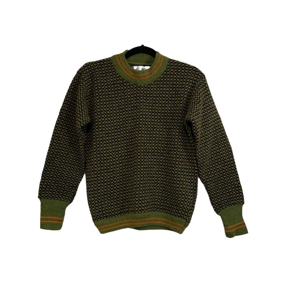 Fana Knit Nordic  Small Green  Knit Wool Unisex
